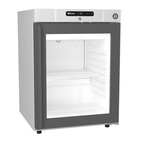 Hoshizaki Compact 1 Glass Door 128Ltr Undercounter Fridge White KG220 LG 2W