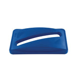 F638 Rubbermaid Blue Paper Lid