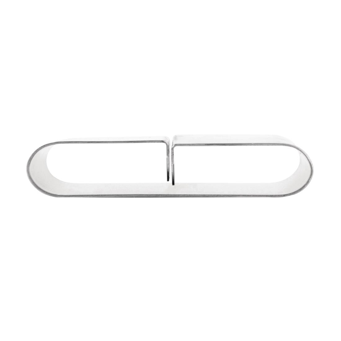 Olympia Curved Stainless Steel Menu Card Holder