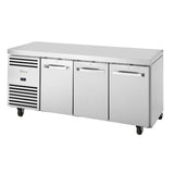FA036 True 3 Door 1/1 GN Counter Fridge TCR1/3-CL-SS-DL-DR-DR
