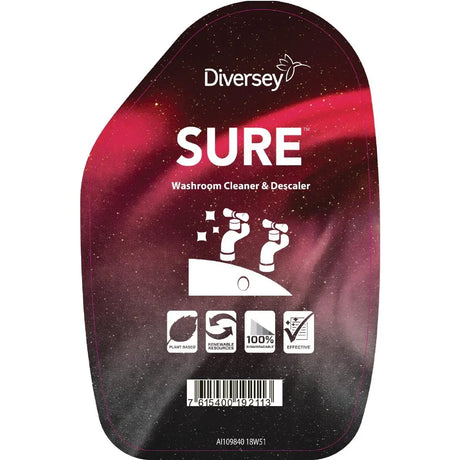 FA400 SURE Washroom Cleaner / Cleaner and Descaler Refill Bottles 750ml (6 Pack) - JD Catering Equipment Solutions Ltd