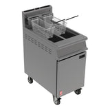 Falcon Dominator Free Standing Propane Gas Fryer on Castors G3845