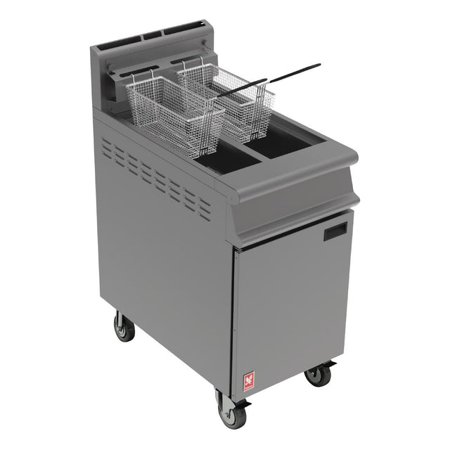 Falcon Dominator Free Standing Propane Gas Fryer on Castors G3845