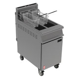 Falcon Dominator Plus Free Standing Natural Gas Filtration Fryer on Castors G3845F