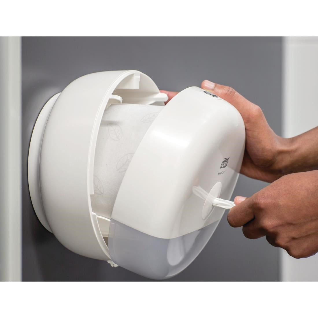 FA701 Tork SmartOne Mini Toilet Roll Dispenser White