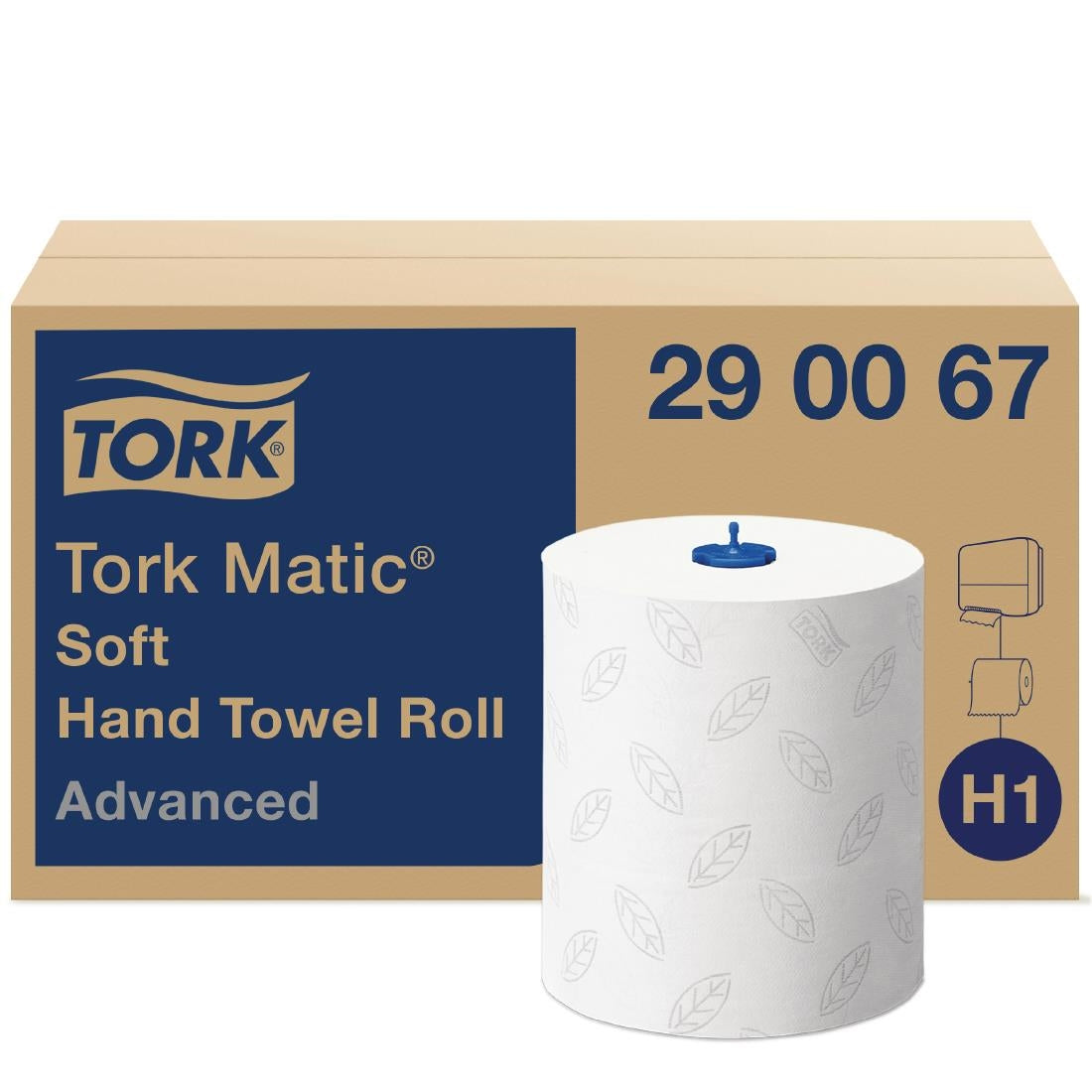 FA707 Tork Advanced Hand Towel Rolls 2-Ply 150m (Pack of 6)