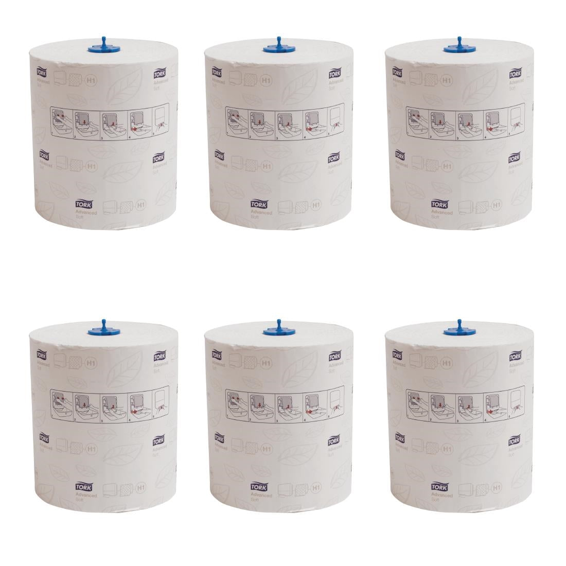 FA707 Tork Advanced Hand Towel Rolls 2-Ply 150m (Pack of 6)