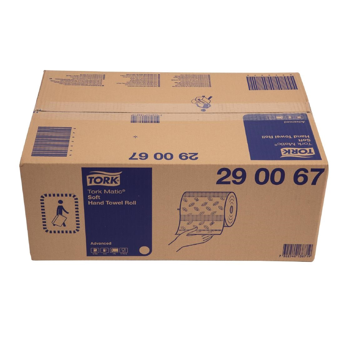FA707 Tork Advanced Hand Towel Rolls 2-Ply 150m (Pack of 6)