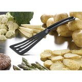 FA965 Matfer Bourgeat Pelton Exoglass Spatula 12" Black - JD Catering Equipment Solutions Ltd