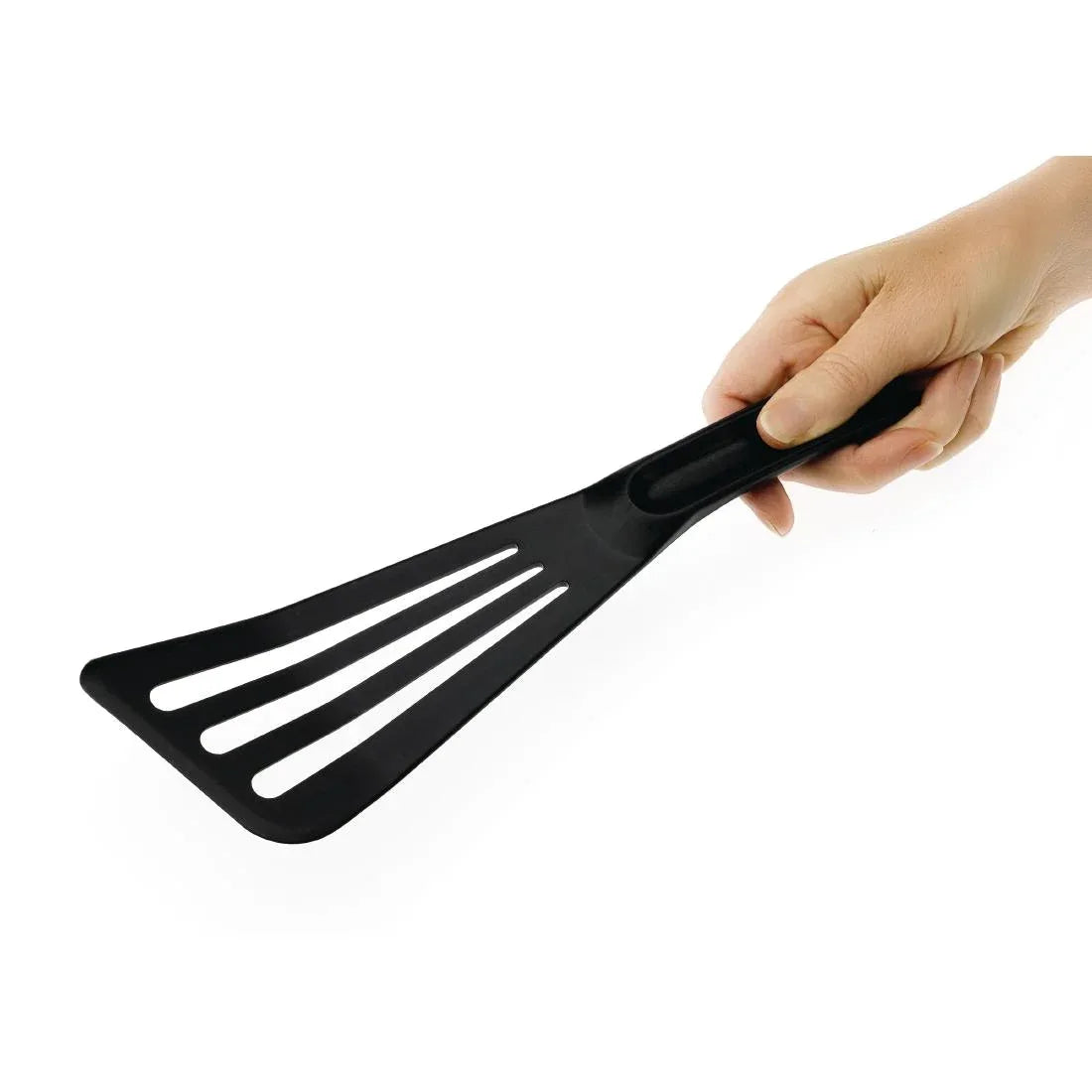 FA965 Matfer Bourgeat Pelton Exoglass Spatula 12" Black - JD Catering Equipment Solutions Ltd