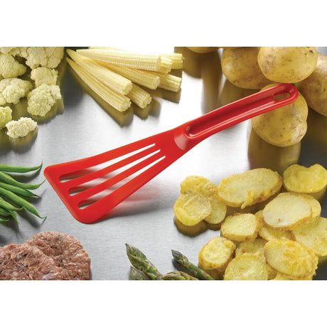 FA967 Matfer Bourgeat Pelton Exoglass Spatula 12" Red - JD Catering Equipment Solutions Ltd