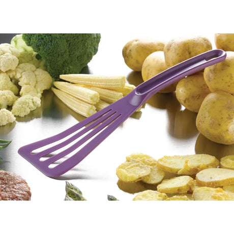 FA968 Matfer Bourgeat Pelton Exoglass Spatula 12" Purple - JD Catering Equipment Solutions Ltd