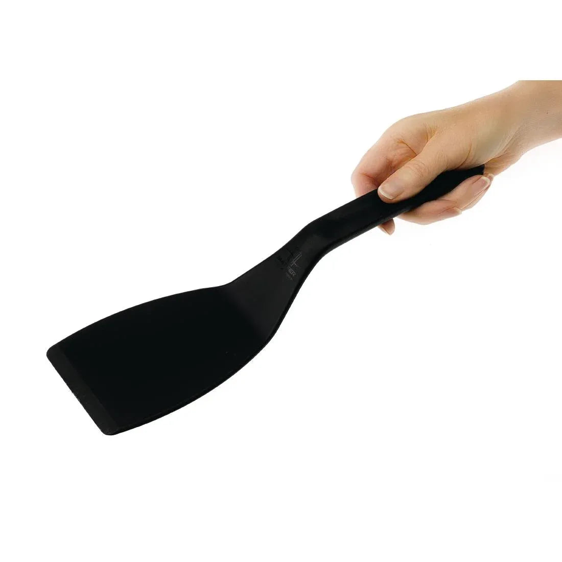 FA969 Matfer Bourgeat Pelton Exoglass Spatula 12" Black - JD Catering Equipment Solutions Ltd