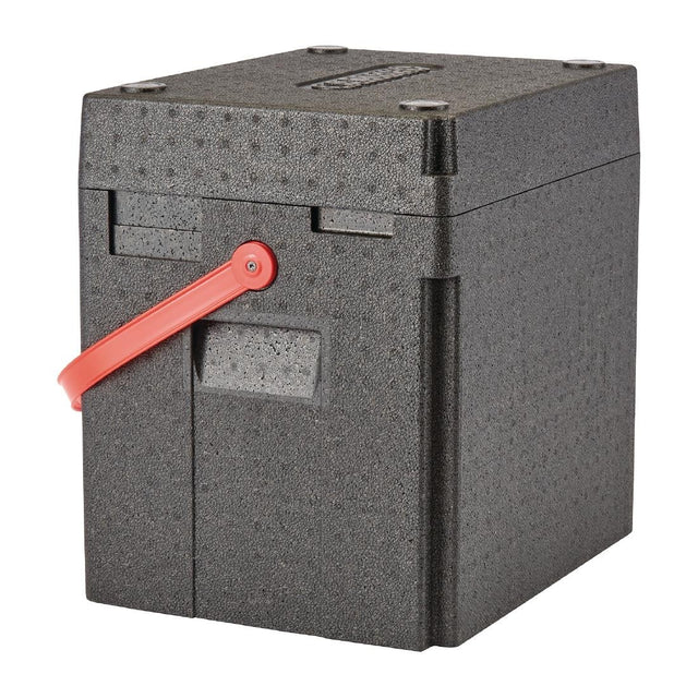Cambro GoBox Tall Insulated Drinks Carrier with Strap Black 35Ltr