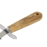 FB448 Kitchen Craft Italian Wood Handled Pizza Wheel 2.5" - JD Catering Equipment Solutions Ltd