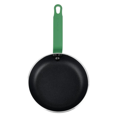 HT961 Hygiplas Aluminium Non-stick Teflon Platinum Plus Frying Pan Green Handle 20cm