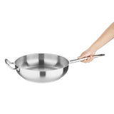 FB699 Vogue Stainless Steel SautÃ© Pan 300mm