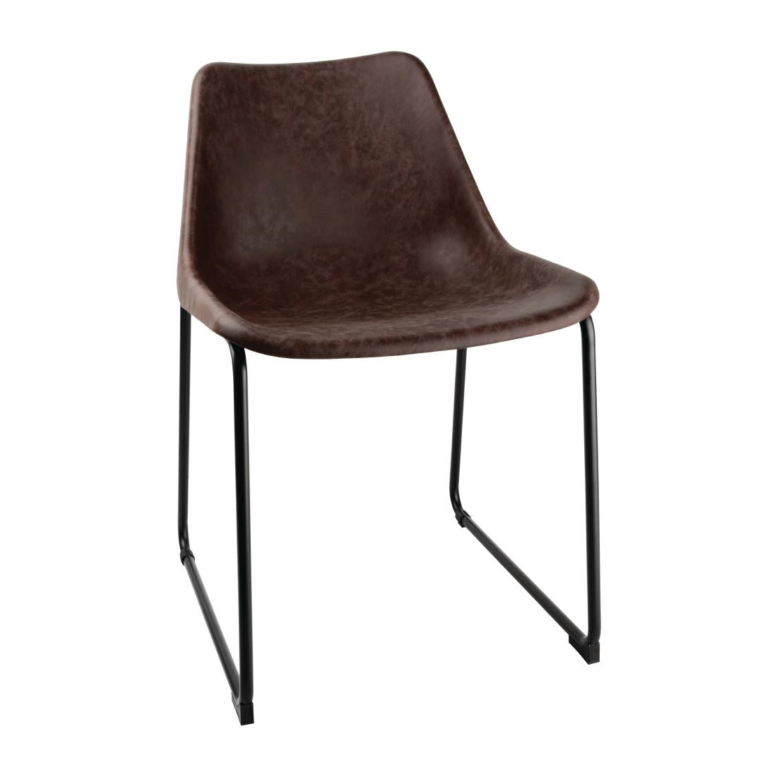 FB881 Bolero Rodeo Side Chairs Mocha (Pack of 2)