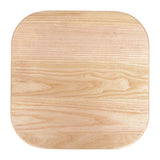 Bolero Cantina Low Stools with Wooden Seats Orange (4 Pack)
