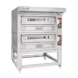Zanolli Citizen 6+6F Single Deck Pizza Oven and Hood Three Phase