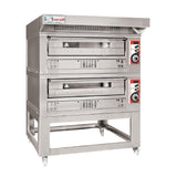 Zanolli Citizen 6+6F Single Deck Pizza Oven and Hood Three Phase