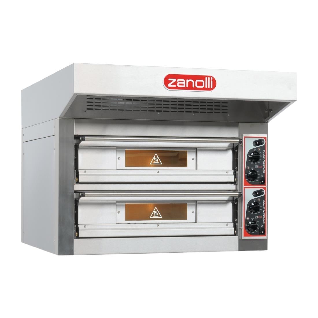 Zanolli EP70 4/MC Single Deck Electric Pizza Oven with Hood Three Phase