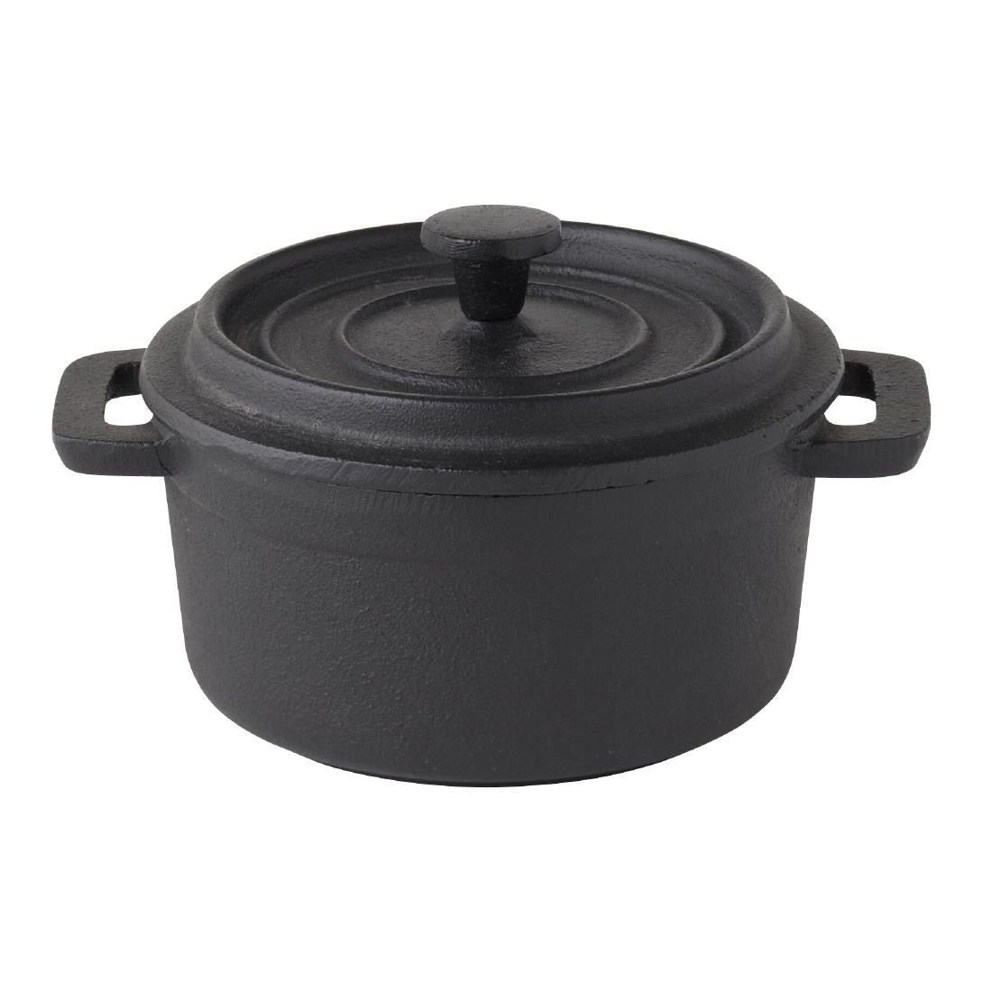 FC832 Utopia Pot Staub Round Black 100mm (Pack of 6)