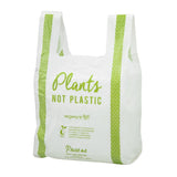 FC892 Vegware Compostable PLA Carrier Bags Medium (Pack of 500)