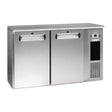 Gamko E3 Bottle Cooler with 2 Hinged Doors Silver 364Ltr