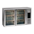 Gamko E3 Bottle Cooler with 2 Hinged Glass Doors Silver 364Ltr