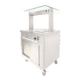 Parry Hot Cupboard with Dry Bain Marie Top and Quartz Heated Gantry FS-HB2PACK