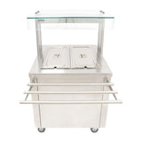 Parry Hot Cupboard with Dry Bain Marie Top and Quartz Heated Gantry FS-HB2PACK
