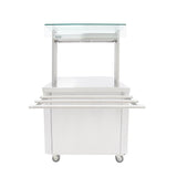 Parry Flexi-Serve Ambient Cupboard with Plain Top & LED Illuminated Gantry FS-A2Pack