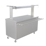 Parry Flexi-Serve Ambient Cupboard with Plain Top & LED Illuminated Gantry FS-A4Pack