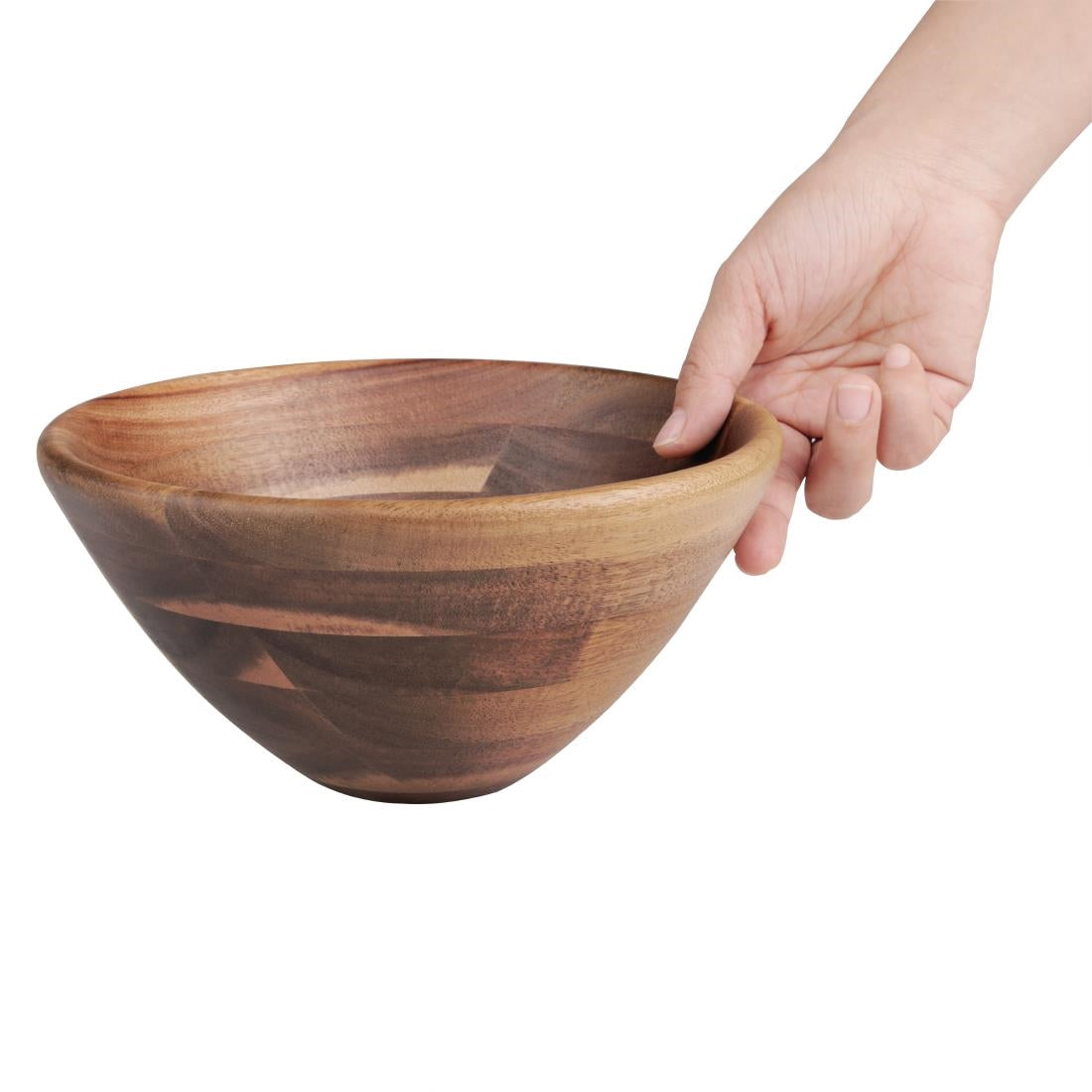 FE157 Olympia Acacia Bowl 203(ÃƒËœ) x 100(H)mm