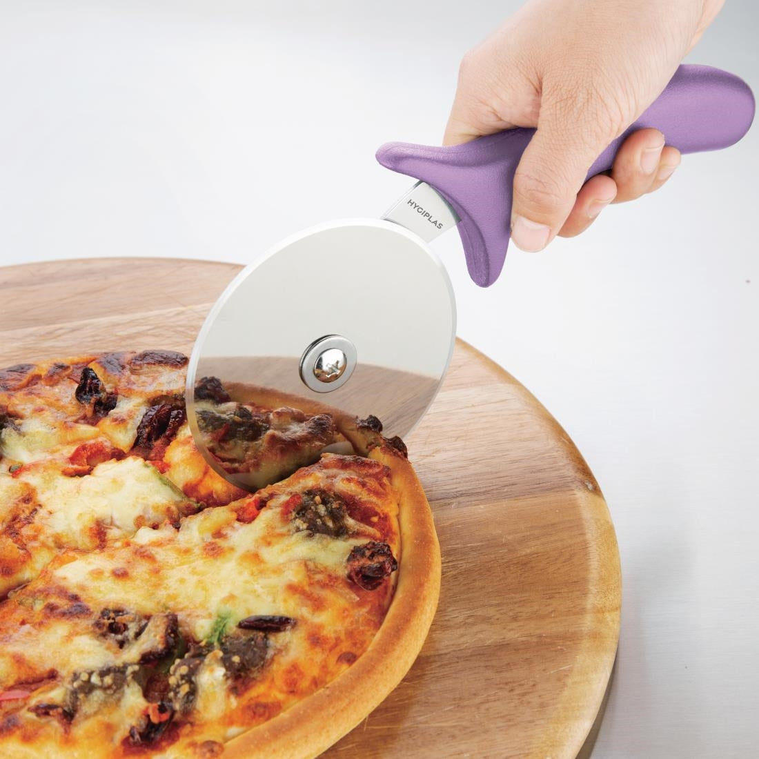 FE284 Hygiplas Pizza Wheel Purple Allergens - 4"