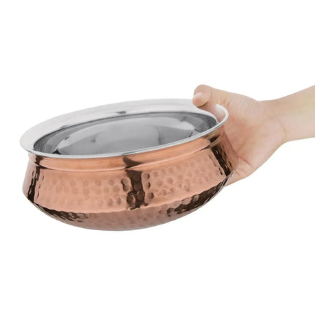 FE299 Olympia Large Handi Serving Dish Copper 200(ÃƒËœ)mm - JD Catering Equipment Solutions Ltd