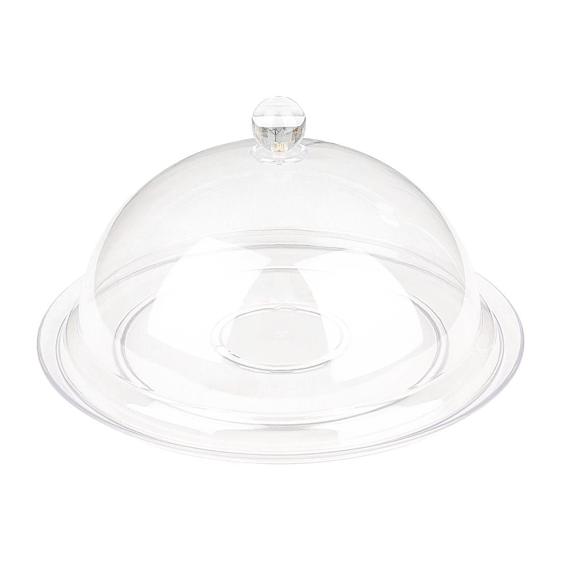 Olympia Kristallon Polycarbonate Domed Cover Clear 315(Ã˜) x 125(H)mm