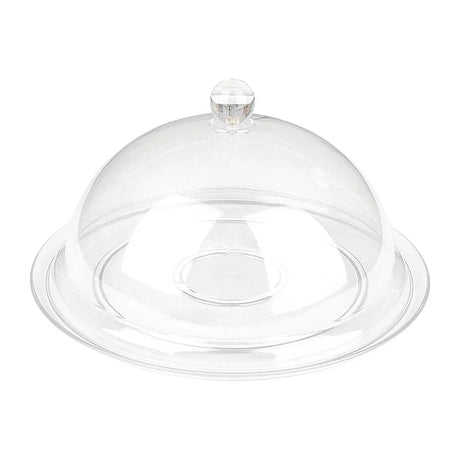 FE474 Olympia Kristallon Polycarbonate Display Plate Clear 345(ÃƒËœ)mm - JD Catering Equipment Solutions Ltd