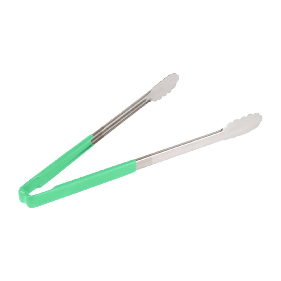 FE477 Vollrath Utility Grip Tongs Green 406mm