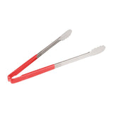 FE478 Vollrath Utility Grip Tongs Red 406mm