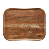 Cambro Versa PP Rectangular Trays Wood Grain 330x430mm (12 Pack)
