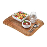 Cambro Versa PP Rectangular Trays Wood Grain 330x430mm (12 Pack)