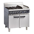 Blue Seal Cobra Propane Gas Range 4 Burner Static Oven with Griddle CR9CL