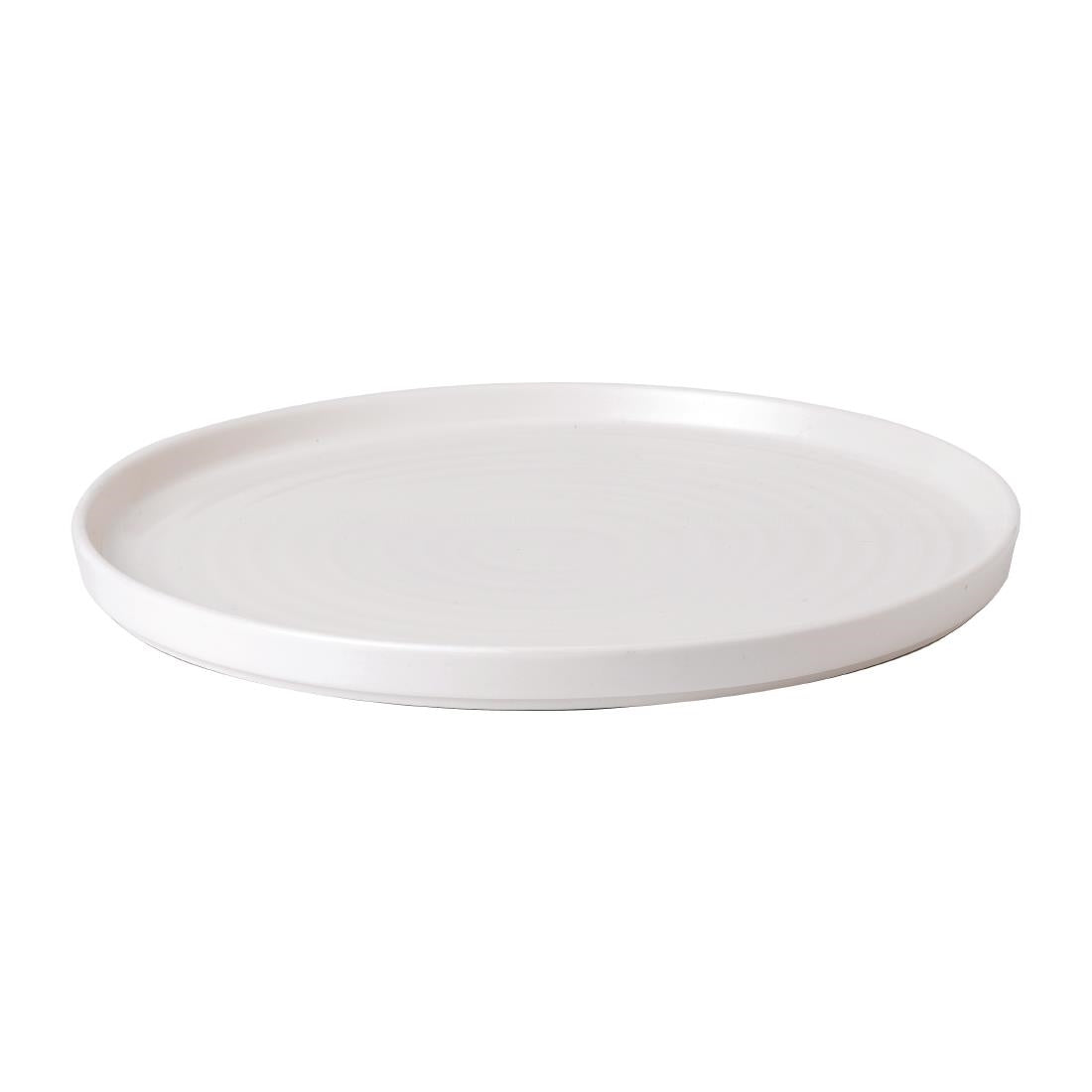 FE944 White Walled Plate 10 3/4 " (Box 6)