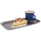 FE971 APS Vintage Stainless Steel Serving Tray - 340x180x15mm
