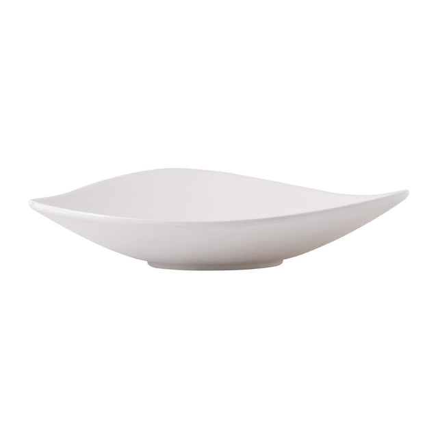 Churchill Melamine Lotus Dishes White 350mm (4 Pack)