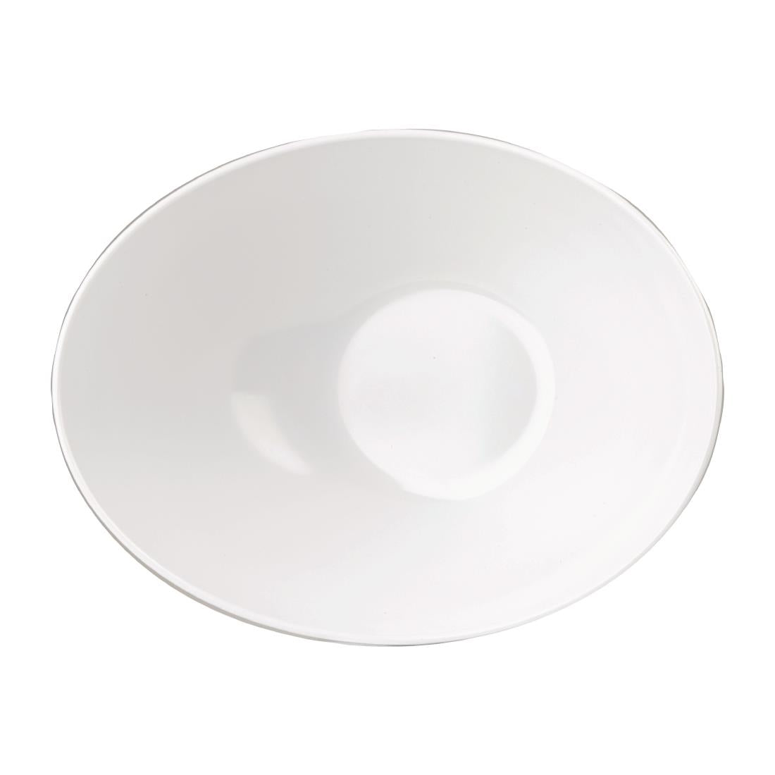 Churchill Melamine Buffet Bowls White 355x250mm (2 Pack)