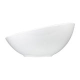 Churchill Melamine Tilted Buffet Bowls White 330x155mm (2 Pack)