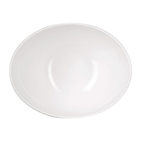 Churchill Melamine Buffet Bowls White 200x155mm (4 Pack)